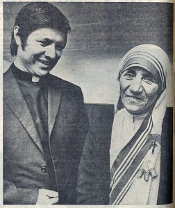 Mother Teresa with Pa Henare Tate during her visit to New Zealand in 1973. Photo: Zealandia, March 11, 1973
