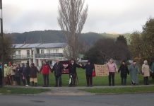 Parish group protests sale of land