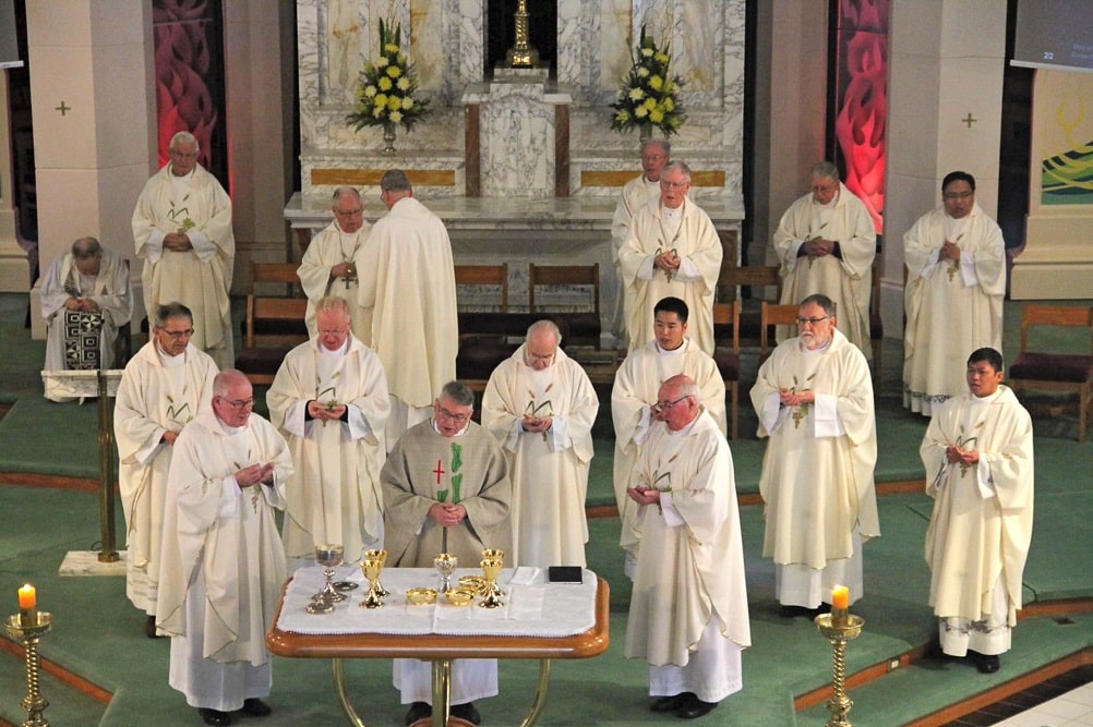 Bishop and priest jubilarians give thanks to many