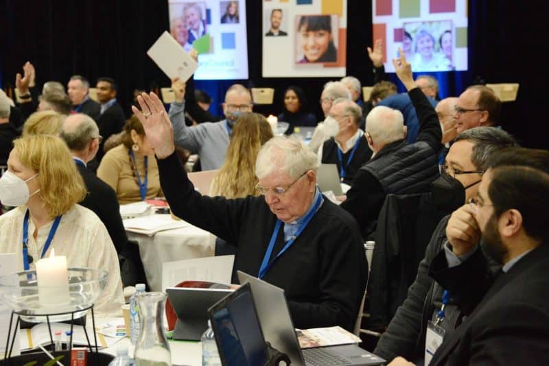 People participate in the Second Assembly of the Plenary Council of the Australian Catholic Church in Sydney July 5, 2022. (CNS photo/Fiona Basile)
